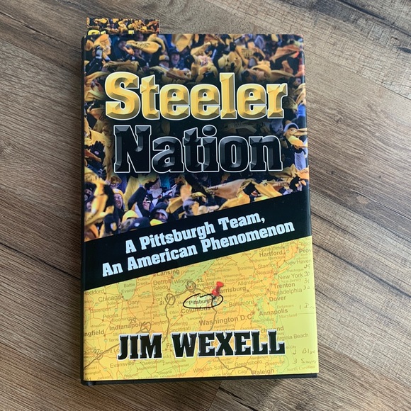 Steeler Nation  by Jim Wexell Signed w/bookmark Hard Cover Excellent Condition - Picture 2 of 11